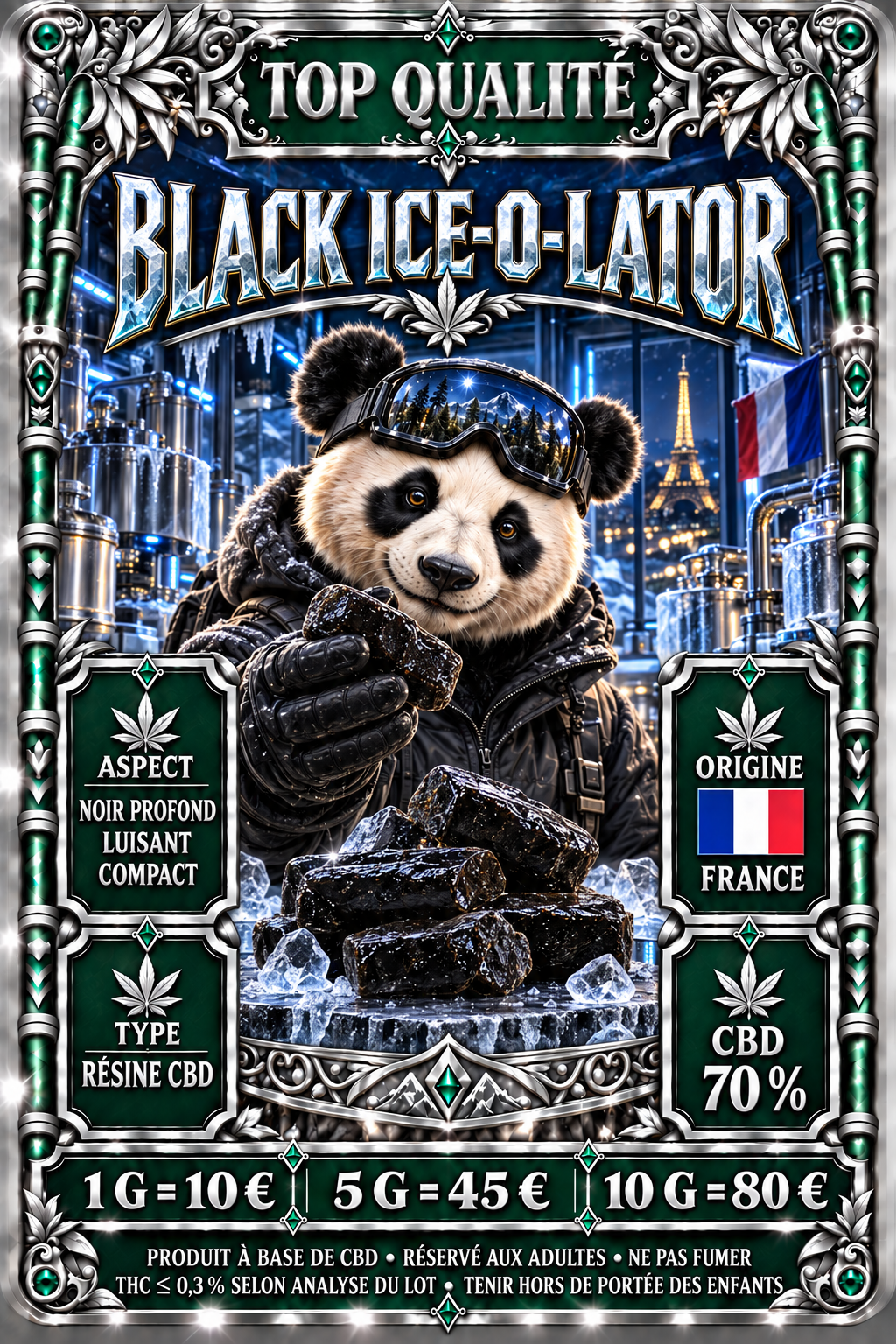 Black Ice-O-Lator
